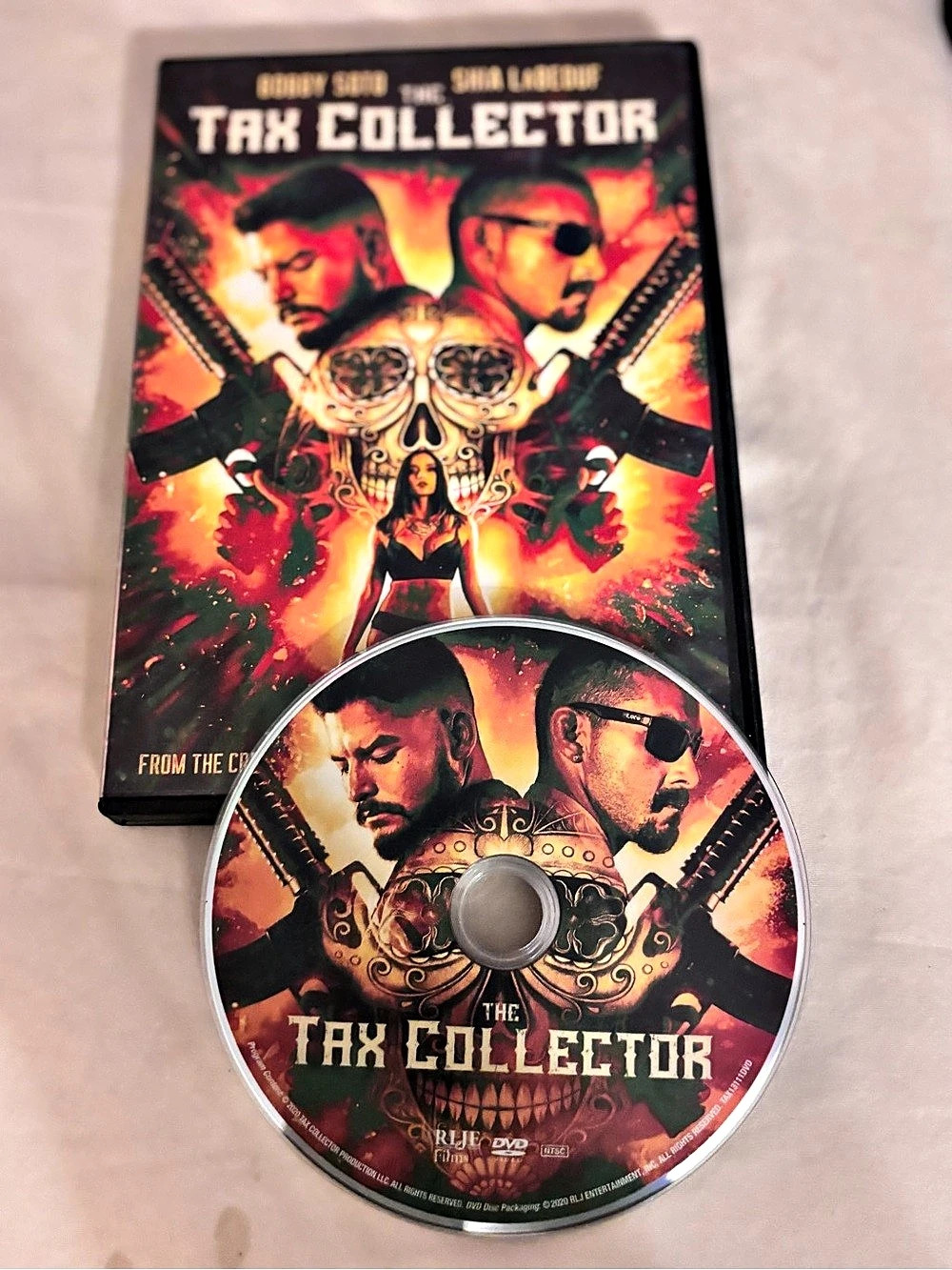 RLJ Entertainment Tax Collector DVD Movie Black Red